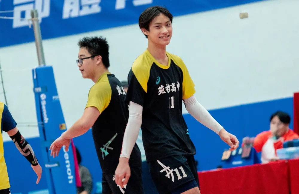 苑裡主攻手張瑋修至今場均貢獻20.8分。