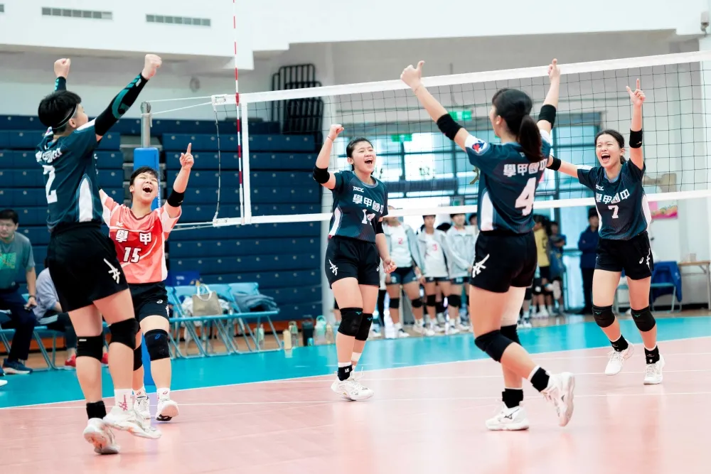 學甲隊史首闖六強f超嗨。高中體總提供。下同。