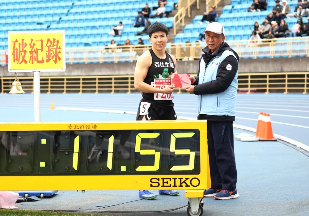 胡家蓁破懸22年紀錄首達亞培。林嘉欣／攝影。