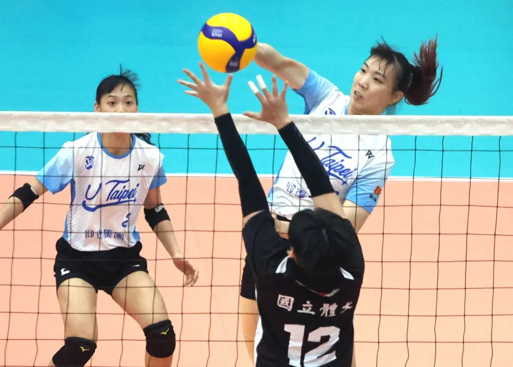 北市大(攻擊者)6連勝。林嘉欣/攝影。