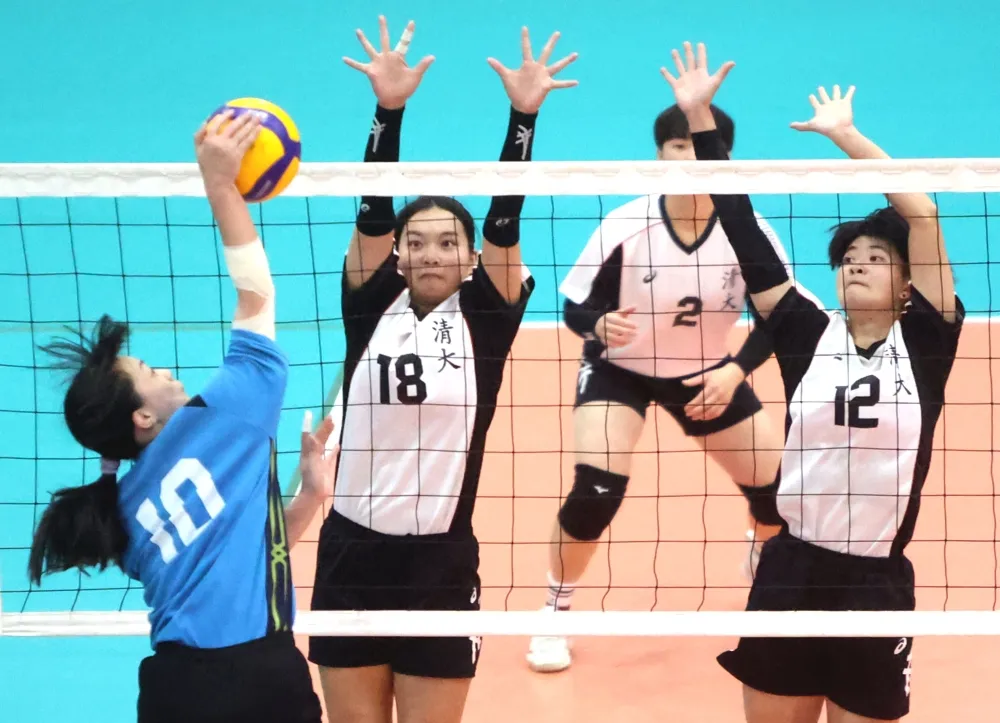 清大直落三勝北護。林嘉欣／攝影。