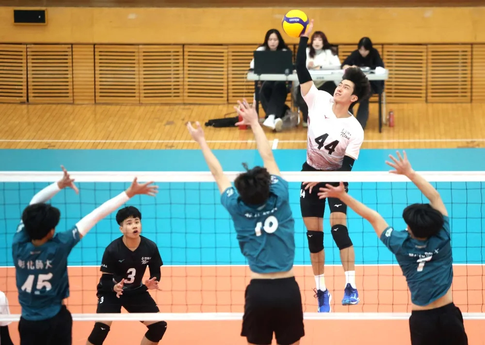 攻擊犀利臺灣師大温逸凱貢獻27分。林嘉欣/攝影。