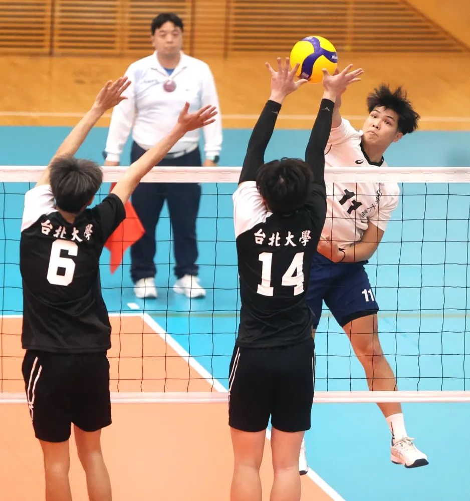 中原大學7連勝。林嘉欣/攝影。