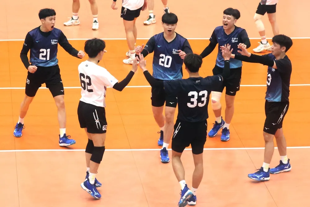 臺灣師大9連勝。林嘉欣/攝影。