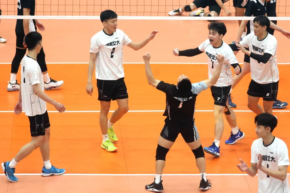 陽明交大勝大仁科大超嗨。林嘉欣/攝影。