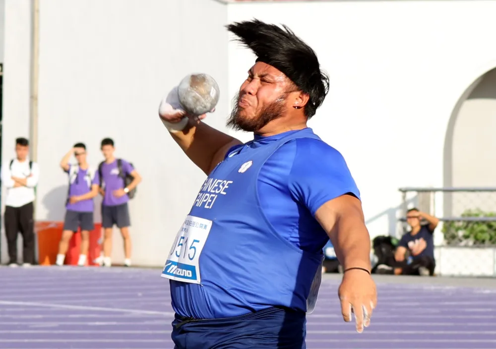 馬皓瑋19公尺22達標亞培。林嘉欣/攝影。