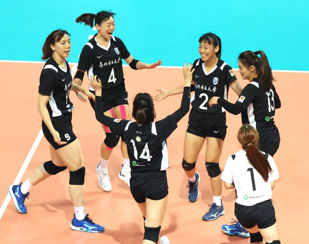 臺北市大連七年闖進UVL冠軍戰超嗨。林嘉欣/攝影。