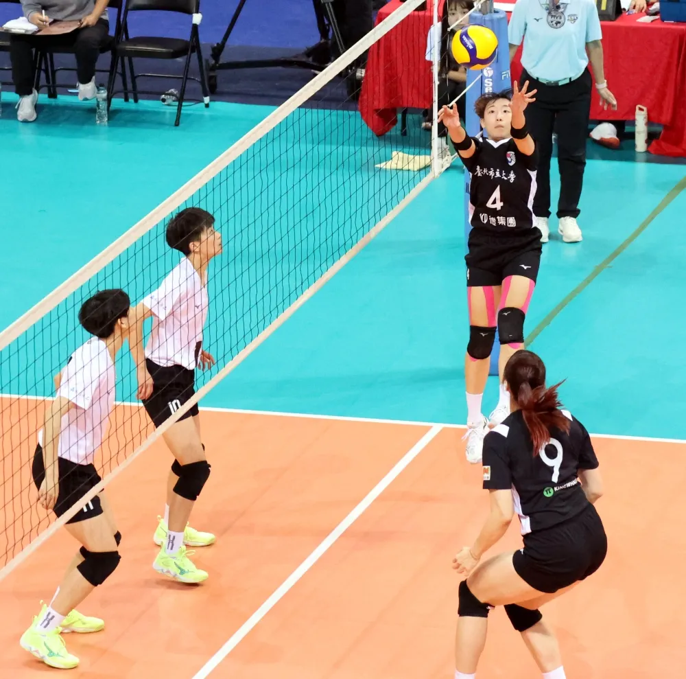 最佳舉球員臺北市大陳莉鎔。林嘉欣/攝影。