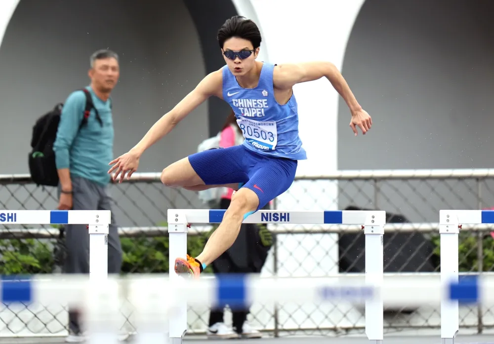 陳建榮飆49.83躍歷年第四傑。林嘉欣／攝影。