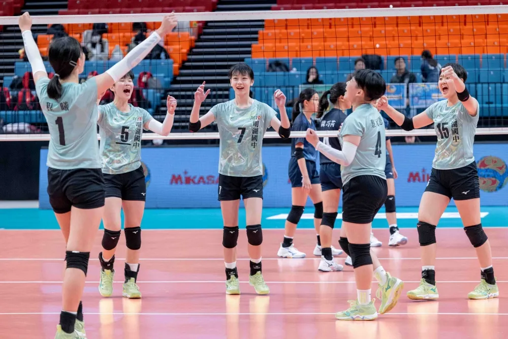 衛冕軍明湖續拚連霸。高中體總提供。下同。