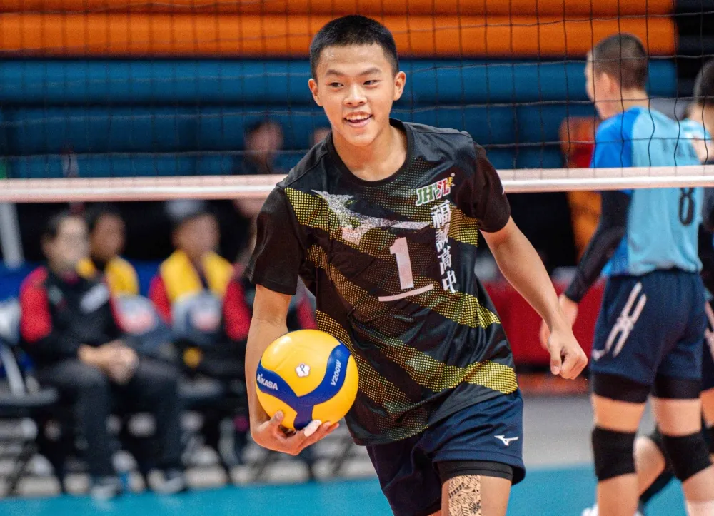 福誠高中隊長林俊毅。