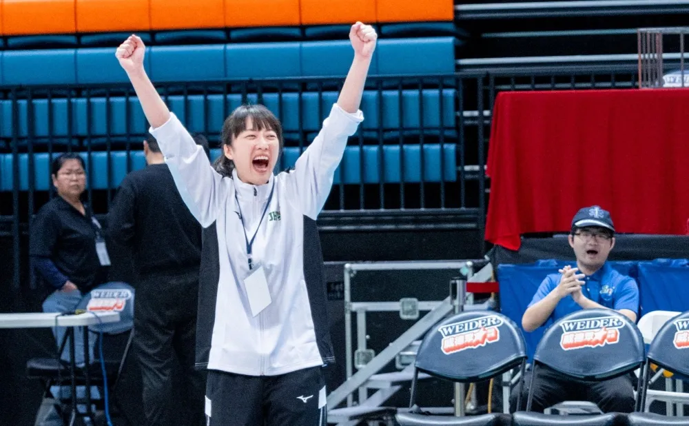 北安國中教練章菀真。