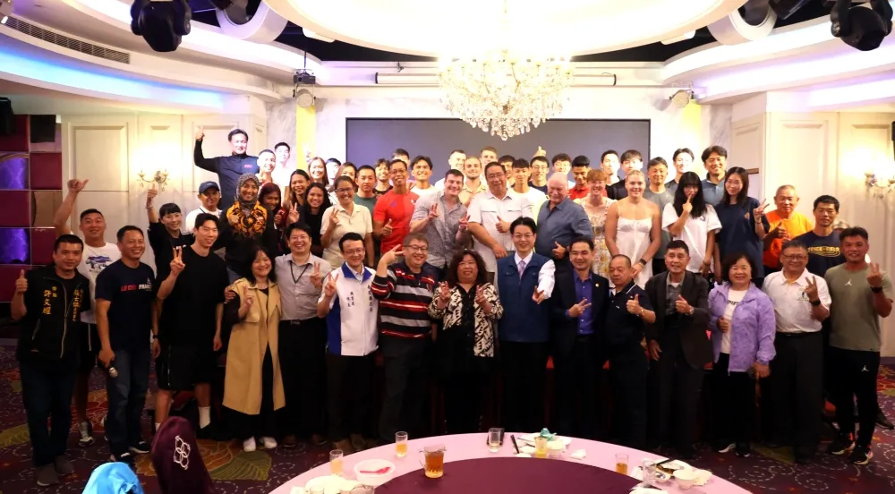 選手之夜後大合照。林嘉欣/攝影。