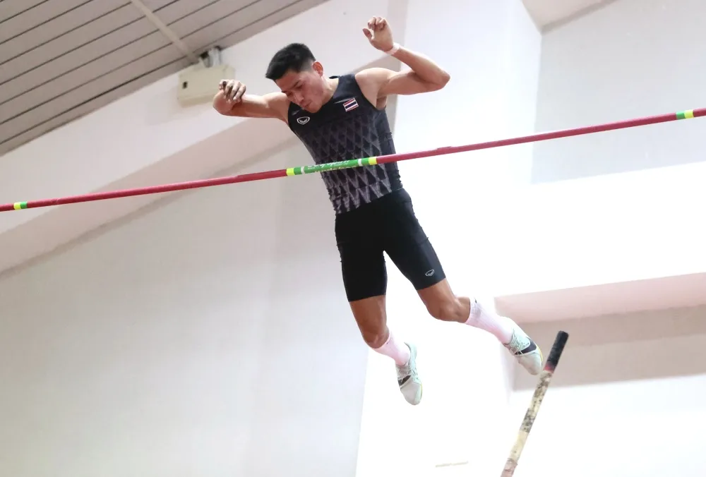 泰國Patsapong AMSAMARNG 以5.42奪銀。林嘉欣／攝影。