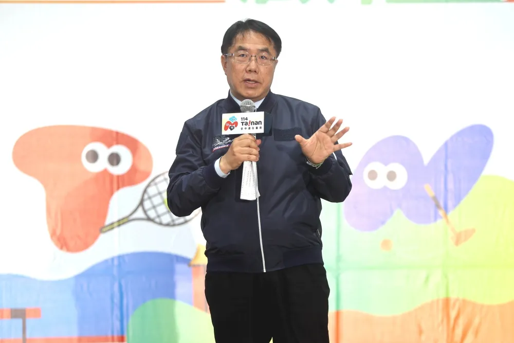 台南市長黃偉哲。林嘉欣／攝影。