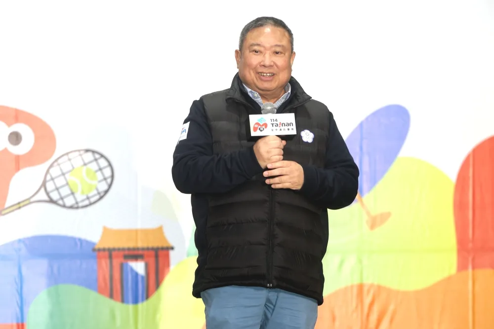 中華奧會主席林鴻道。林嘉欣／攝影。