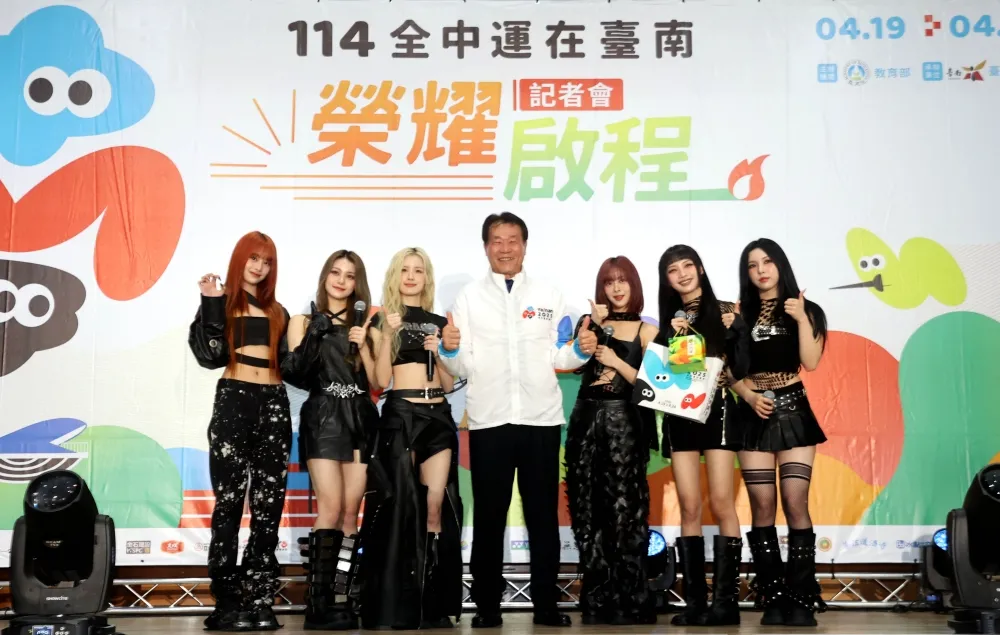 台南市體育局長陳良乾(中)。林嘉欣／攝影。